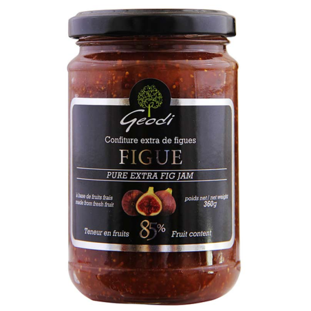 CONFITURE 85% DE FRUITS -  FIGUES EXTRA  360 g