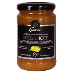 CONFITURE 85% DE FRUITS -  BERGAMOTES EXTRA  360 g