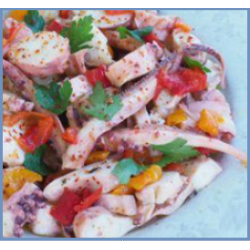 90 g TENTACULES DE POULPE MARINÉ – MER IONIENNE