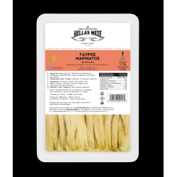 1,2 kg FILETS D’ANCHOIS GRECS À L’HUILE – MER IONIENNE