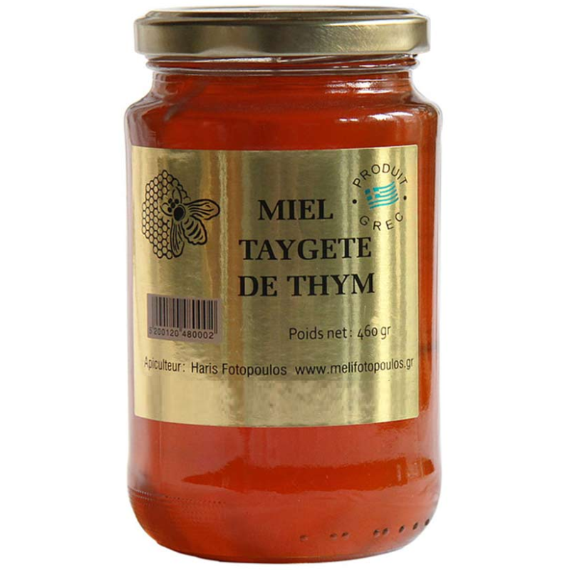 460 g - MIEL TAYGÈTE DE THYM 460 g - MIEL TAYGÈTE DE THYM