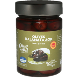 200 g - OLIVES KALAMATA EXTRA JUMBO AOP