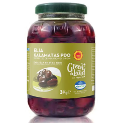 3 Kg - OLIVES DÉNOYAUTÉES KALAMATA LARGES AOP
