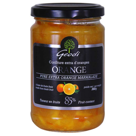 CONFITURE 85% DE FRUITS  - ORANGES EXTRA 360 g