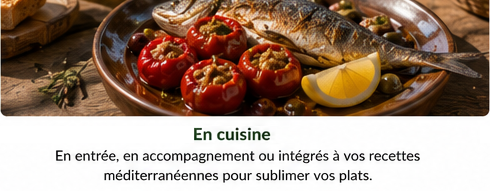 Poivrons farcis au thon en cuisine